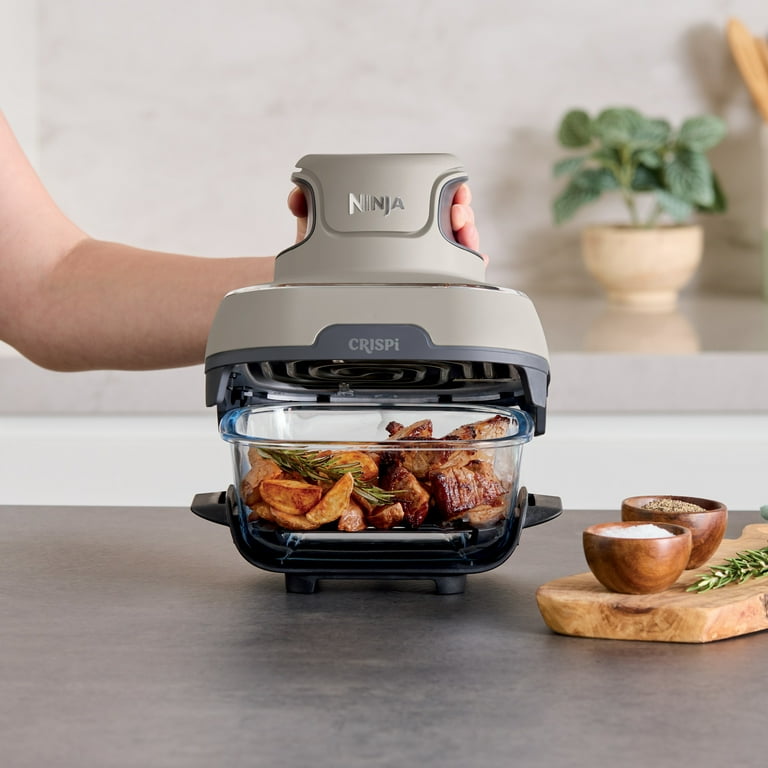 その他 Ninja Crispi Ninja Crispi 4-in-1 Portable Glass Air Fryer Cooking System, 4-Qt