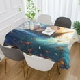 thumbnail image 5 of BZSMCE Square Tablecloth Whimsical Pirate Dream Pattern Tableclothes, 5 of 9