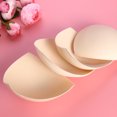 thumbnail image 3 of 3 Pair Soft Bra Inserts Pads Removable Sport Bra Cups inserts Mastectomy Bra Inserts For Bikini Top Swimsuit, 3 of 3
