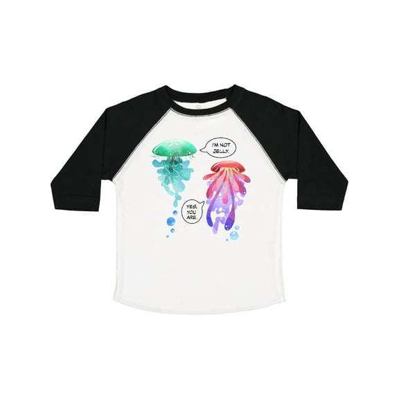Inktastic Funny I'm Not Jelly Jellyfish in Green and Pink Boys or Girls Toddler T-Shirt