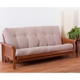 thumbnail image 2 of Blazing Needles Renewal 6-inch Twill Full-size Futon Mattress - Natural, 2 of 2