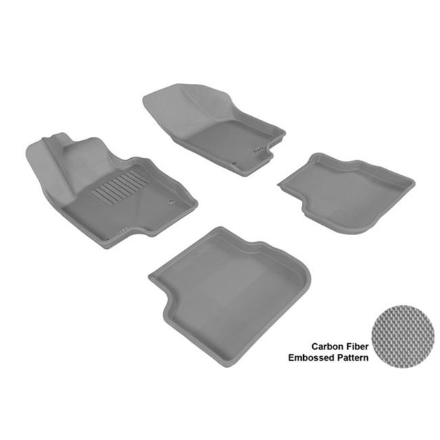 3D MAXpider L1VW05501501 VOLKSWAGEN JETTA 2011-2014 SDN KAGU GRAY R1 R2 Floor Mat