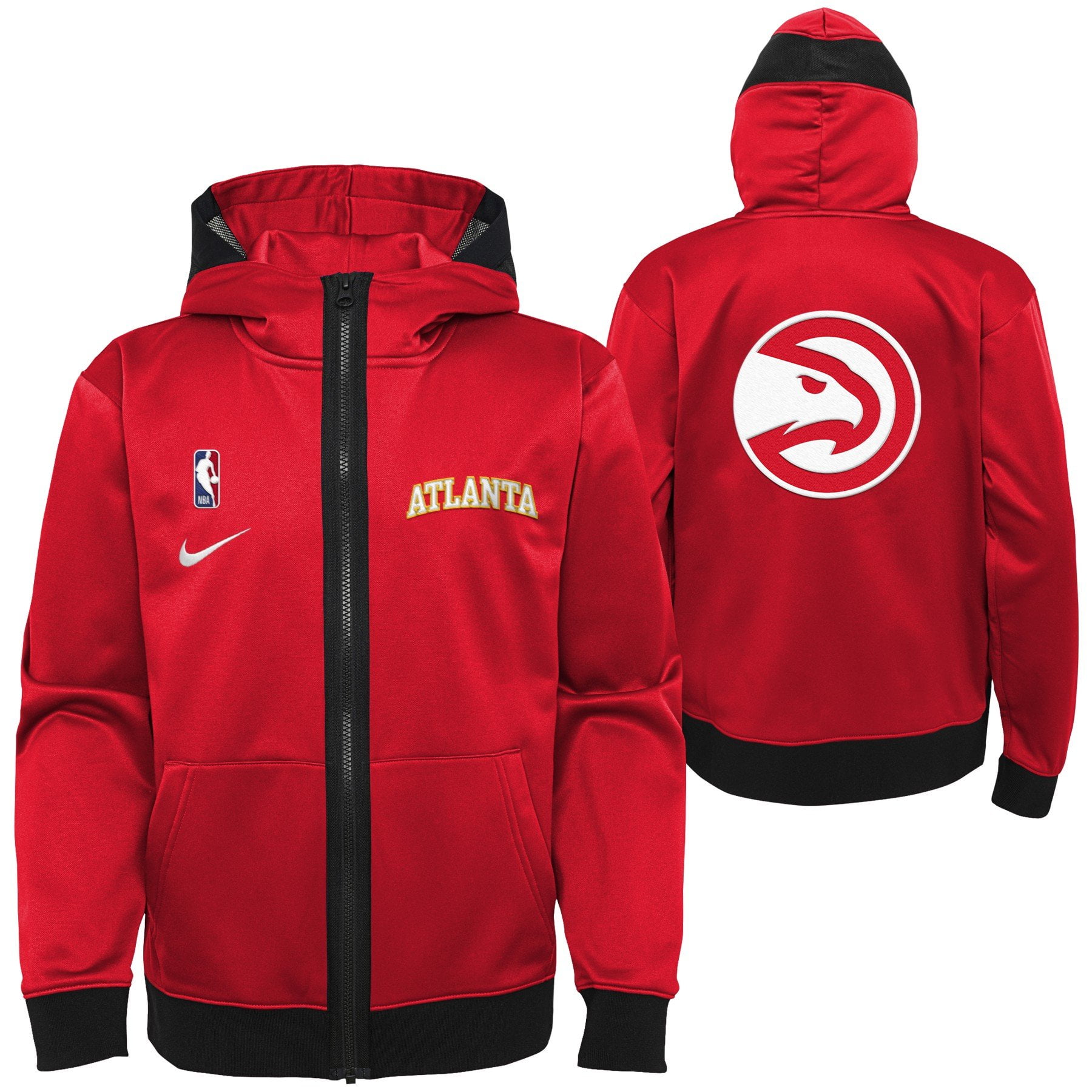 frequentie Netelig Egoïsme Nike NBA Youth (8-20) Atlanta Hawks Lightweight Hooded Full Zip Jacket -  Walmart.com