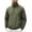 Army Green, variant on Men's Lightweight Jackets Quarter Zip Windbreaker Pullover Tops With Pockets for Hiking Outgoing M
