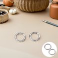 thumbnail image 3 of FELTECHELECTR 15 anillos de resorte redondos para llavero, anillos de clip, anillos redondos de colores, hebillas a presión redondas, 3 of 5