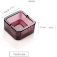 thumbnail image 2 of Ashtray, crystal glass ashtray (Purple, small), 2 of 4
