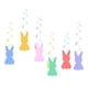 thumbnail image 5 of 5x Decoraciones en Forma de Remolino para Colgar en Pascua, Decoración de Fiesta de Conejo para Niños, Oficina, Interior, Suministros para Fiesta de 5 piezas, 5 of 8