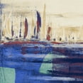 thumbnail image 2 of Kingsley 20x20 White Modern Wood Framed Museum Art Print Titled - Blue Calm Waters Square I, 2 of 4