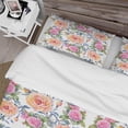 thumbnail image 4 of Designart 'Pink, Purple and Yellow Flowers' Floral Duvet Cover Set, 4 of 4