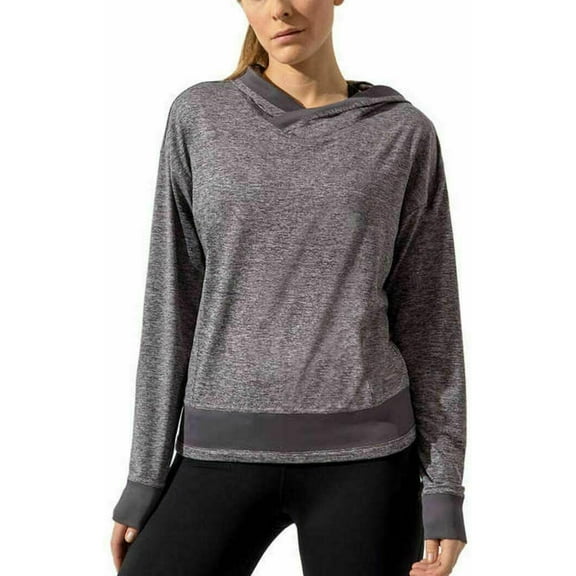 NEW!!! Mondetta Ladies' Soft Hoodie (Purple Melange & Medium)