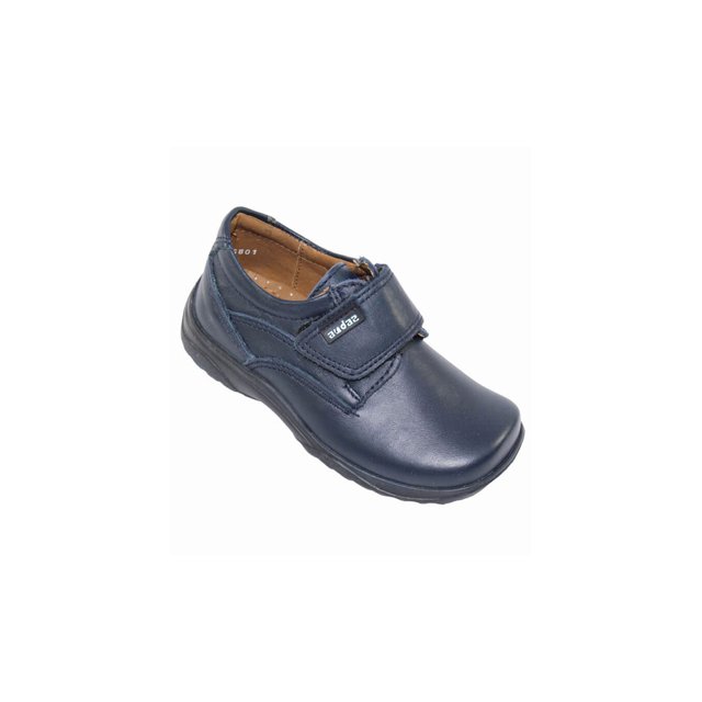 ZAPATOS ESCOLARES NIÑO COQUETA PIEL AZUL 86801E LEON 86801Ep