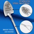 thumbnail image 4 of Gifts for Dad from Daughter Son. Gifts for Dad Stocking Stuffers Ice Cream Spoon Scoop for Ice Cream Lovers, Dad Christmas Gifts for dad Men Funny Engraved Stainless Steel Spoon Shovel, 4 of 6