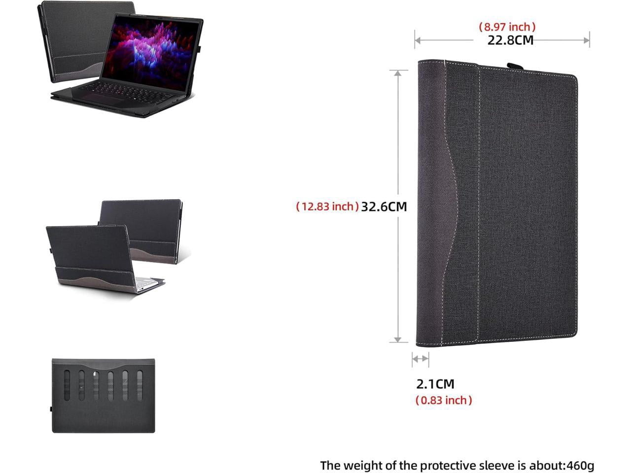 Laptop Cover for Lenovo ThinkPad P14s Gen 5 14 inch All Inclusive Drop Case 14" PU Leather Inside Pocket Cover