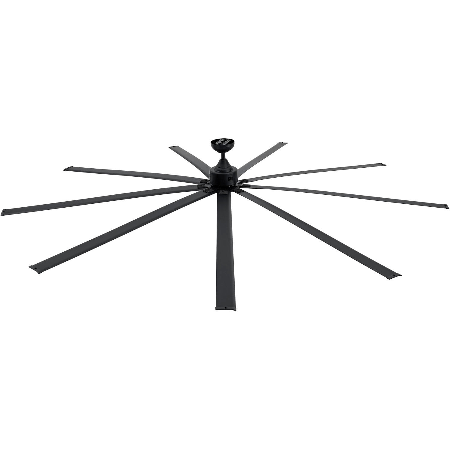 Global Industrial 108"" Industrial Ceiling Fan DC Motor 6 Speed 20000 CFM Black