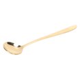 thumbnail image 1 of Serving Spoon, Brass Material Compact Portable Round Spoon Mirror Polished  for Restaurants Mirror type, 1 of 8
