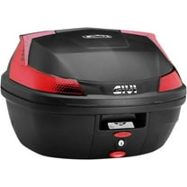 Givi Blade Top Case Hard Luggage Matte Black w/Red Lens 47 Liter (B47NMLA)