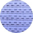 thumbnail image 1 of Ahgly Company Indoor Round Abstract Blue Modern Area Rugs, 4' Round, 1 of 4