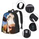thumbnail image 2 of Easygdp Blue Sky Meadow Cute Cow Mochila de Gran Capacidad Minimalista Ideal para Escuela, Viajes y Uso Diario, 2 of 6