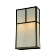 thumbnail image 4 of Meyda 140767 10 in. Hyde Park T Mission Wall Sconce, Ca White Craftsman, 4 of 4