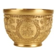 thumbnail image 1 of Abbracc Creative Planter Vase Ornament Basin Statue Decor Floral Holder Handicraft Brass, 1 of 9