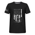 thumbnail image 3 of Birdeem Chemises pour Hommes Imprimé Col Rond Mode Décontractée Manches Courtes Blouses, 3 of 9