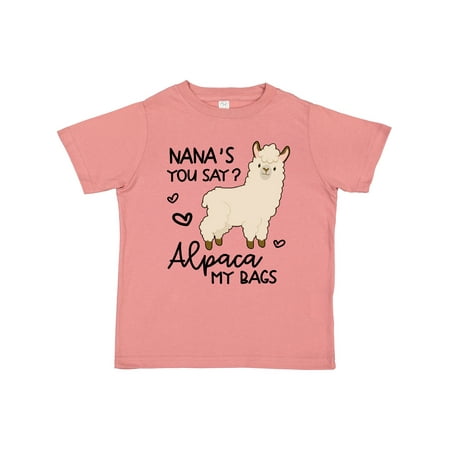 

Inktastic Nana s You Say Alpaca My Bags Boys or Girls Toddler T-Shirt