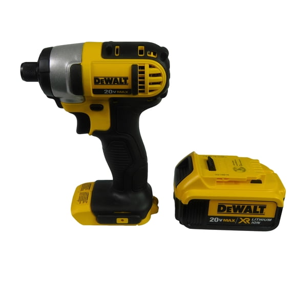 DeWALT Max 1/4" 20V Cordless Variable-Speed Impact Driver DCF885B with 4Ah Battery