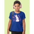 thumbnail image 2 of Rabbit With Bubbles T-Shirt Juniors -Image by Shutterstock,  Large, 2 of 4