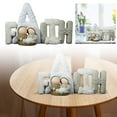 thumbnail image 2 of Dsscvnef Easter European Style Alphabet FAMILY Desktop Ornament Home Unique Idea for Desk, 2 of 5