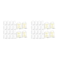 thumbnail image 1 of 40 paquetes de letreros de números acrílicos en blanco de 6 x 4 pulgadas con soporte para letreros de recepción de bodas, letreros de acrílico con soporte de arco para bricolaje, 1 of 7