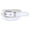 White, variant on CTM Basic Dress Belt (Men)