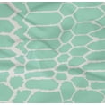 thumbnail image 4 of oneOone Cotton Poplin Twill Aquamarine Fabric Snake Animal Skin Sewing Material Print Fabric By The Yard 56 Inch Wide, 4 of 4