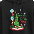thumbnail image 3 of Cat in the Hat - Christmas Is A Family Thing - Ladies Cropped Hoodie, 3 of 6