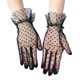 thumbnail image 4 of Guantes florales de encaje, traje elegante de fiesta de noche de boda para mujer, 4 of 5