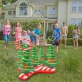 thumbnail image 2 of Christmas Ring Toss Toy Santa Xmas Tree Inflatable Toss Game Pool Ring Toss Game, 2 of 10
