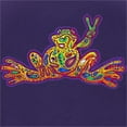 thumbnail image 4 of Peace Frogs Adult Paisley Frog Short Sleeve T-Shirt, 4 of 4