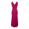 thumbnail image 3 of Afdoent Womens Dresses Elegant Off Shoulder Sleeveless Two Piece Bodycon V Neck Long Dress For Evening Party Formal Occasion Formal Party Evening Dress, 3 of 3