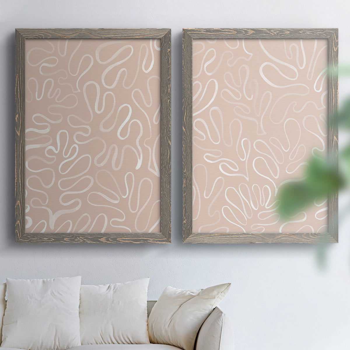 Matisse Pieces III - Premium Framed Canvas 2 Piece Set - Ready to Hang