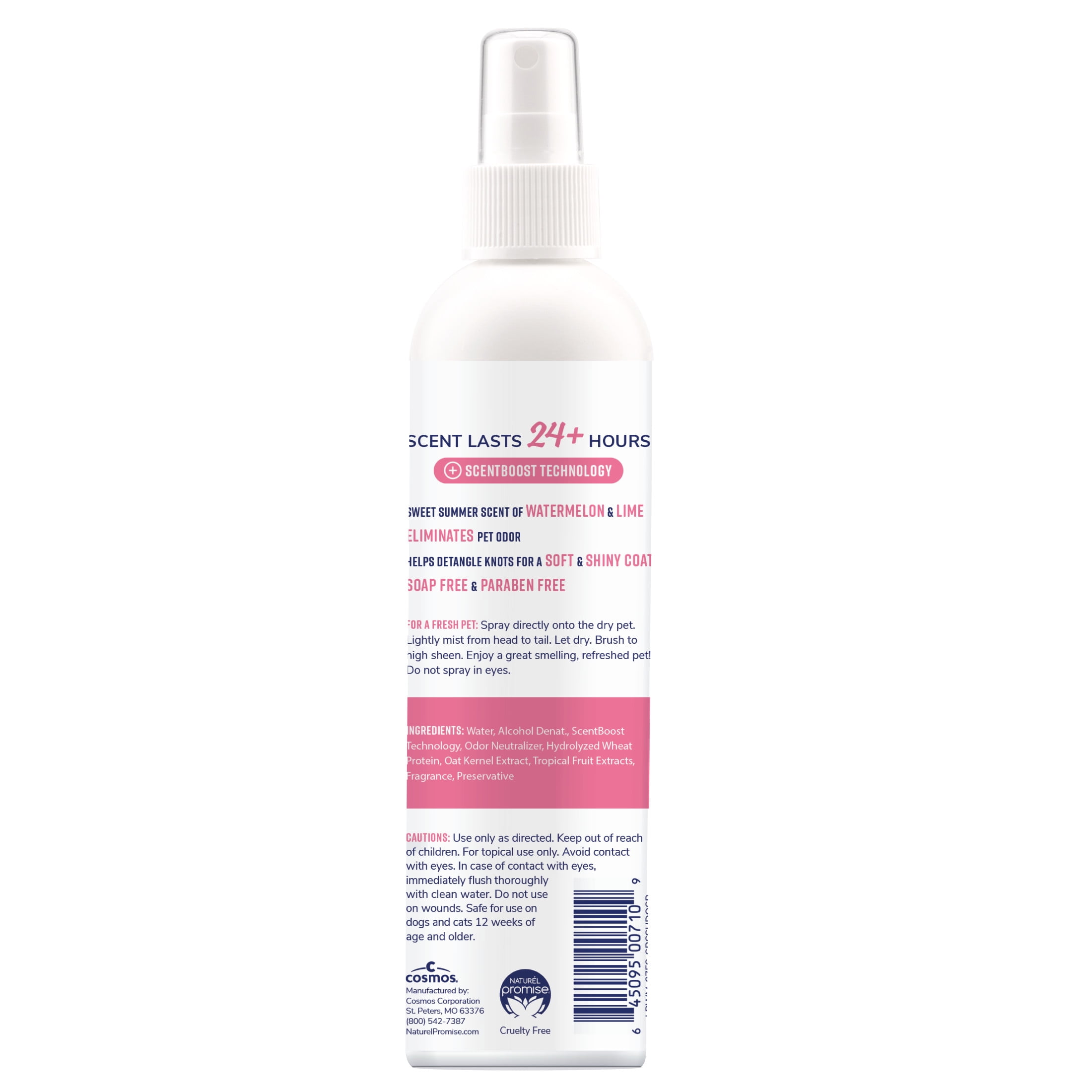 Naturel Promise Fresh & Soothing Deodorizing Spray Pet Refresh Spray, Sweet Summer Scent, 8 fl oz