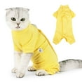 thumbnail image 1 of Combinaison de Récupération pour Chat après Chirurgie pour Femme Homme Pyjama Chirurgical pour Animaux de Compagnie Manches Longues Prévention de la Perte Combinaison Serrée & Col en E Alternative pour Chats, 1 of 6