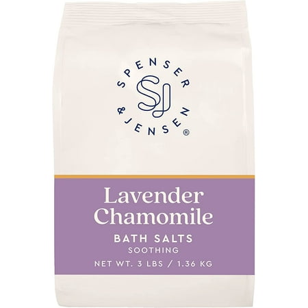 Spenser & Jensen Calming Lavender Chamomile Epsom Bath Salts 3 lbs Spenser & Jensen Calming Lavender Chamomile Epsom Bath Salts 3 lbs