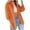 Orange, variant on Oversized Denim Jacket Women Ripped Jean Jackets Trendy Button Up Long Sleeve Denim Shirt Jean Shacket Coat with Pockets