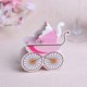 thumbnail image 2 of 10pcs Stroller Shape Candy Gift Box Baby Shower Favors (Pink), 2 of 3