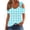 Light Blue, variant on Nmnitkp Womens Summer Tops Scoop Neck O Ring Shoulder Tank Tops Casual Sleeveless Button Front T Shirt Blouse Pink,L