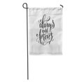 thumbnail image 1 of JSDART Always and Forever Black White Hand Lettering Script to Wedding Garden Flag Decorative Flag House Banner 28x40 inch, 1 of 2