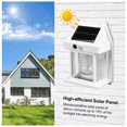 thumbnail image 4 of Motion Sensor Solar Wall Light, 3 Modes Outdoor LED Sconce, Dusk to Dawn Lights for Patio, Fence and Courtyard with Motion Sensor, Solar Wall Lanterns, 4 of 7