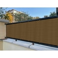 thumbnail image 3 of Privacy Fence Screen Heavy-Duty 90% Blockage Shade Cover Fencing Net for Wall Garden Gazebo Backyard, 3 x 50 ft., Brown, 3 of 6