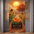 thumbnail image 4 of Colorful Design Autumn Banner Sunflower Pumpkin Harvest for Thanksgiving Decor Seasonal Celebration Outdoor Decoration, 4 of 9