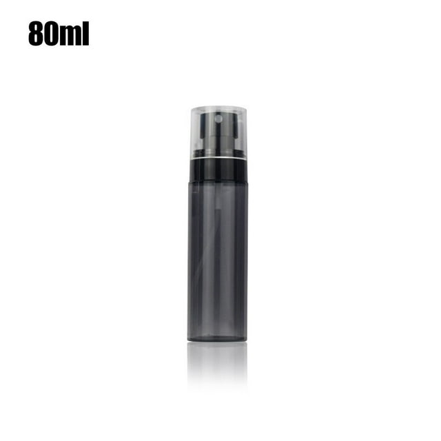 Luckyn 80 ML Plastic Spray Bottle,10 Pcs Pump Bottle Makeup Liquid Sample Dispenser,Portable Refillable Perfume Atomizer Empty Spray Bottle,Black