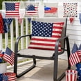 thumbnail image 7 of 4th of July Decorations Cushion Cover,Patriotic Throw Pillow Covers,Independence Day Flag Style Cushion Cover Home Themed Decorative Pillowcase for Sofa, 7 of 7
